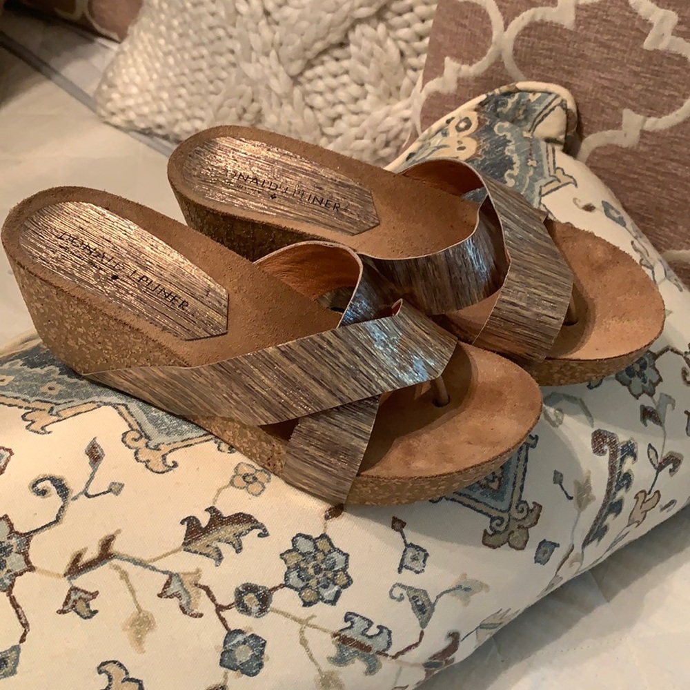 Donald Pliner wedge sandals